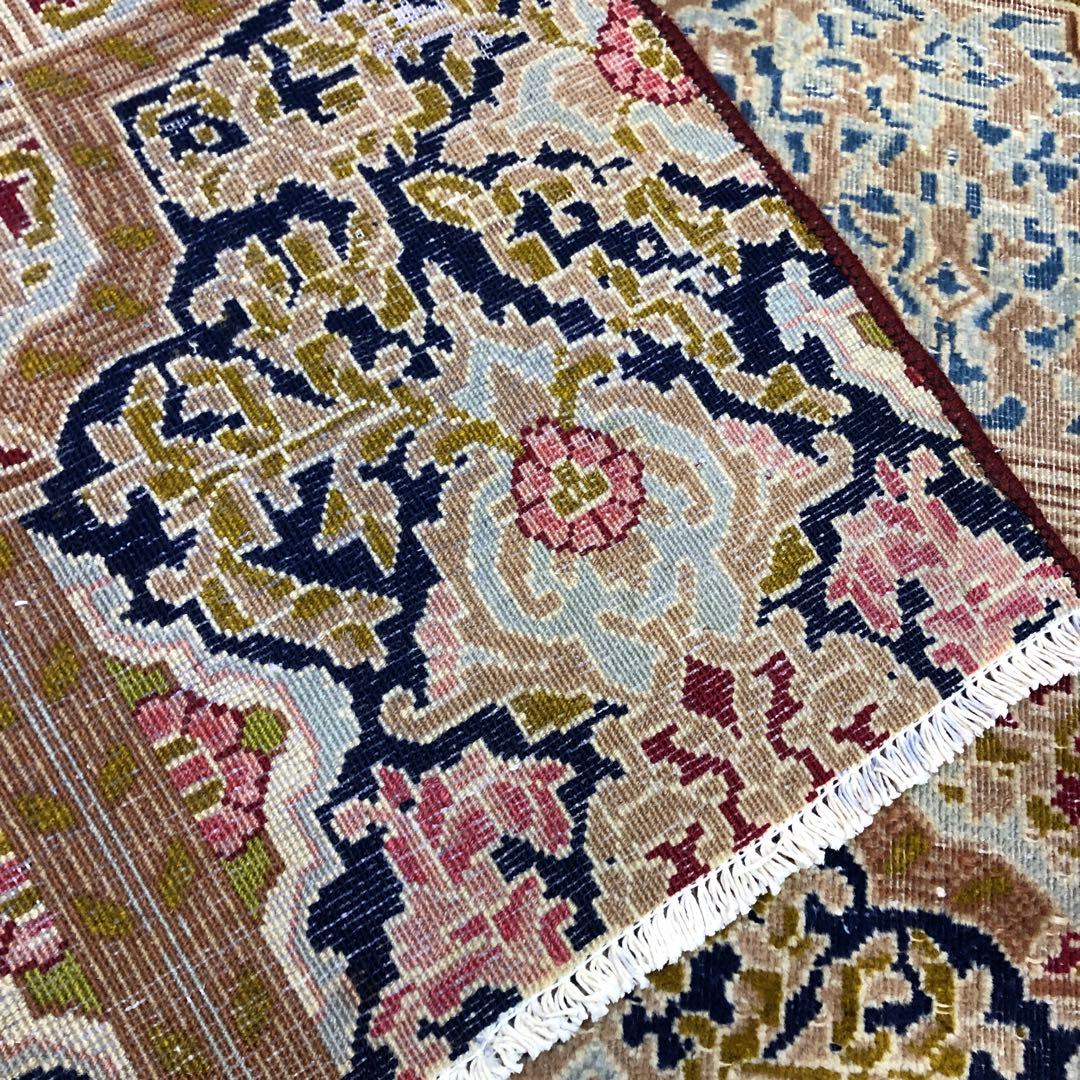 ペルシャ絨毯 ペルシャヴィンテージラグ 178x155 手織り オールド