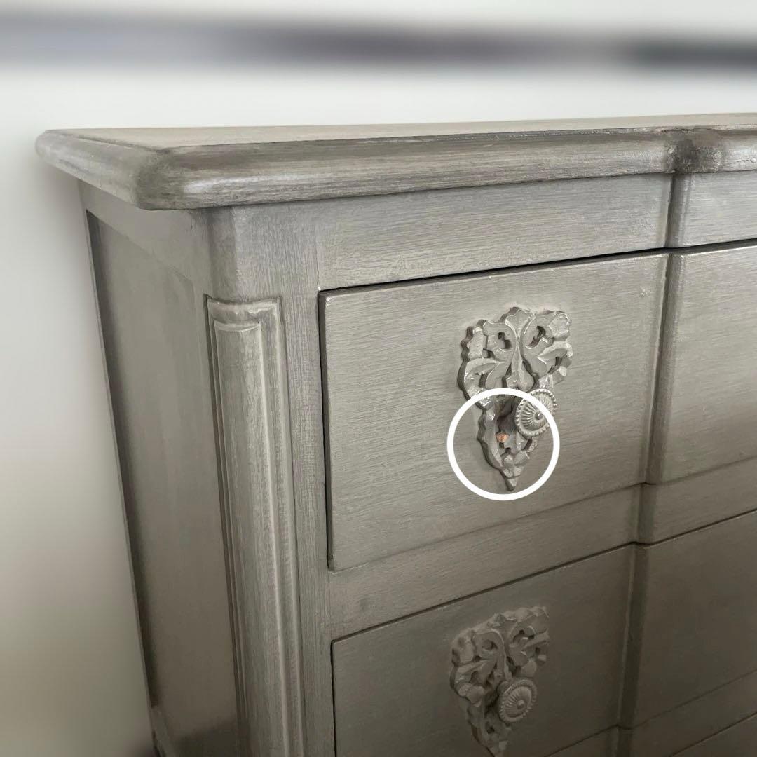 フレンチスタイル グレー チェスト ブランドジュリエオリジナル