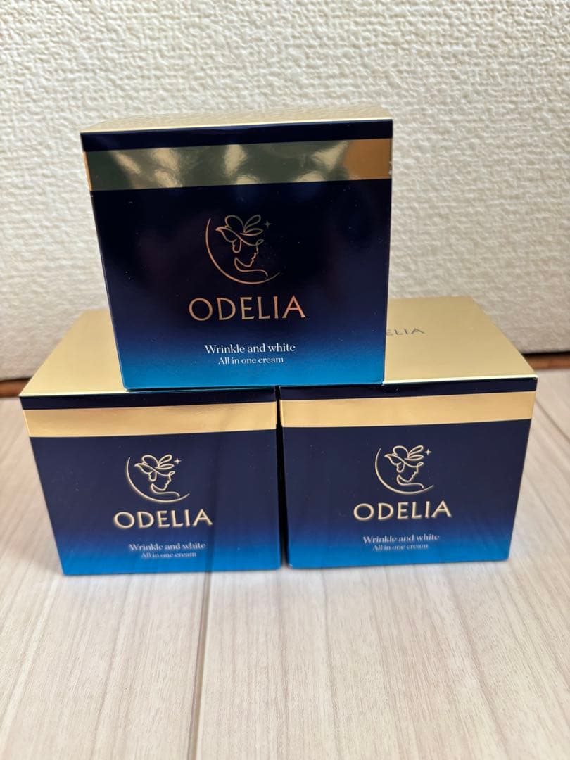 ODERIA リンクル&ホワイト ３個セット スパチュラ付き