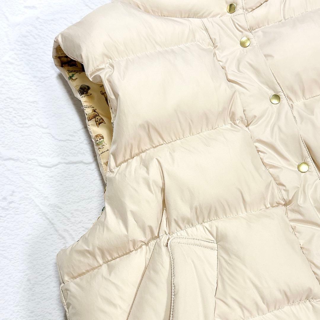 ✨美品✨ユキエモン　大きいサイズ　こねこ図鑑　ダウンベスト　3L リバーシブル