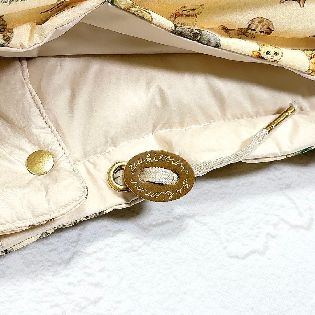 ✨美品✨ユキエモン　大きいサイズ　こねこ図鑑　ダウンベスト　3L リバーシブル