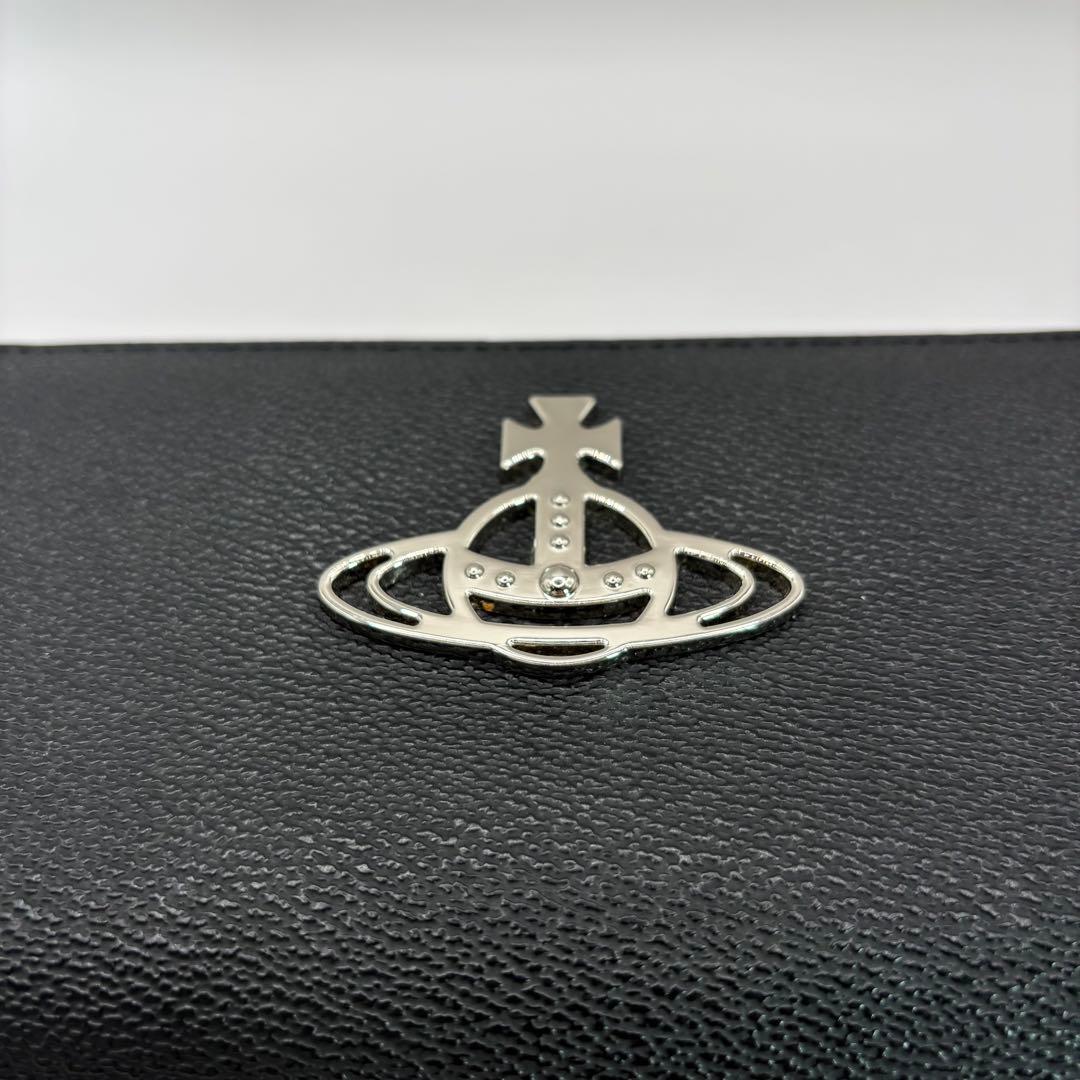 美品　vivienne westwood 長財布　ラウンドジップ　ブラック