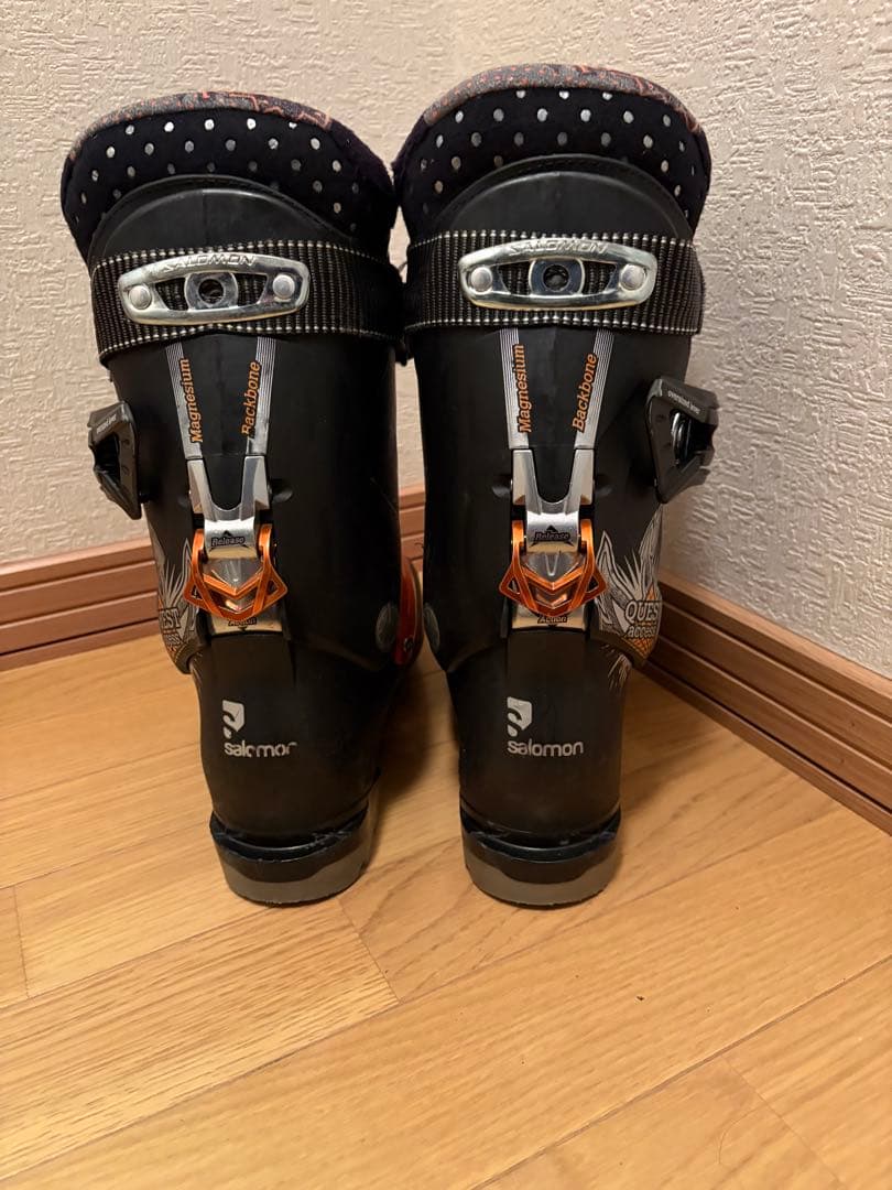 スキー用ブーツ ブラック/オレンジ