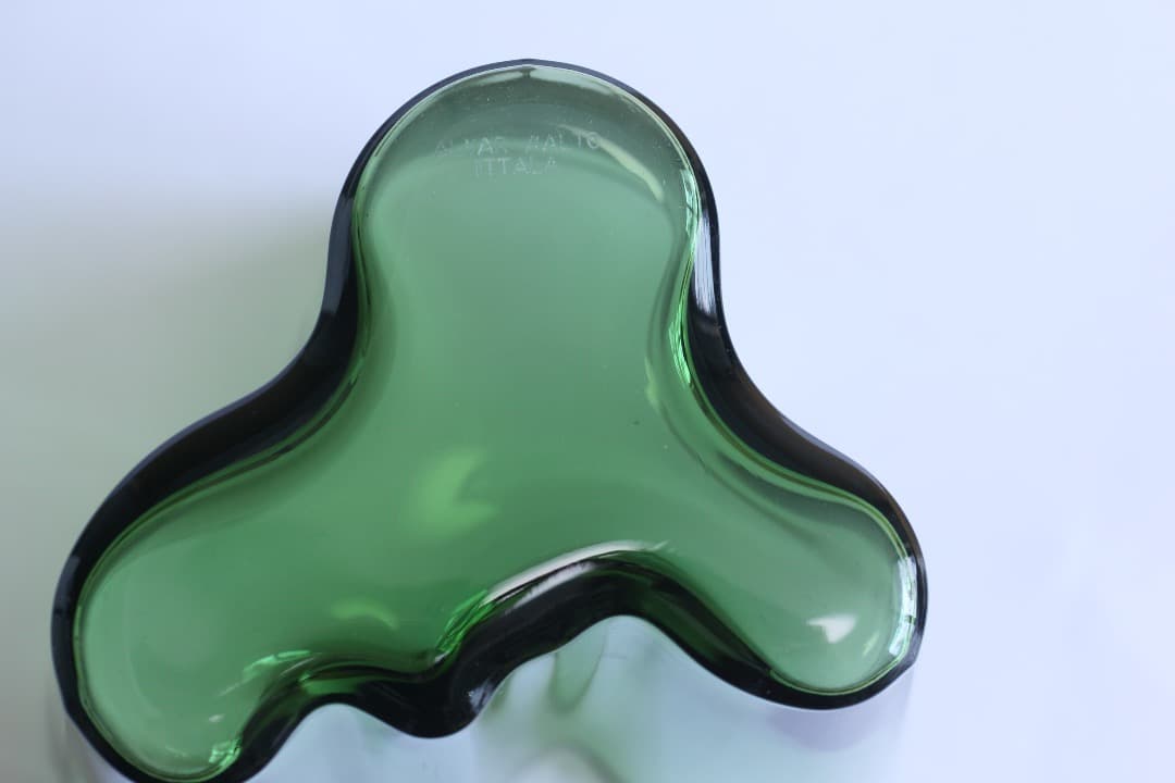 5322 1937グリーン　アアルトベース　95mm イッタラ 