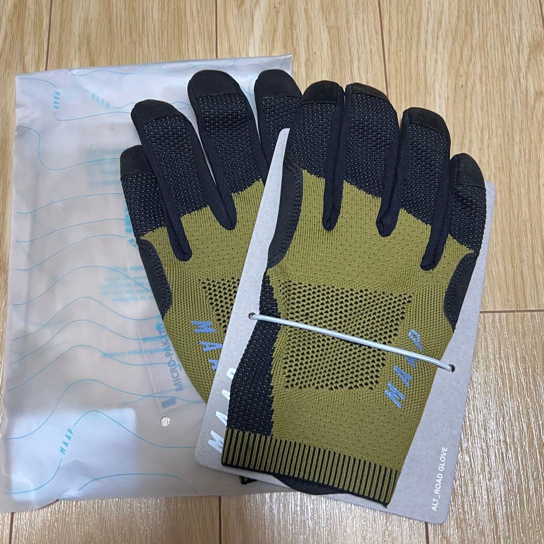 【新品】マープ　 Alt Road Glove L オリーブグリーン
