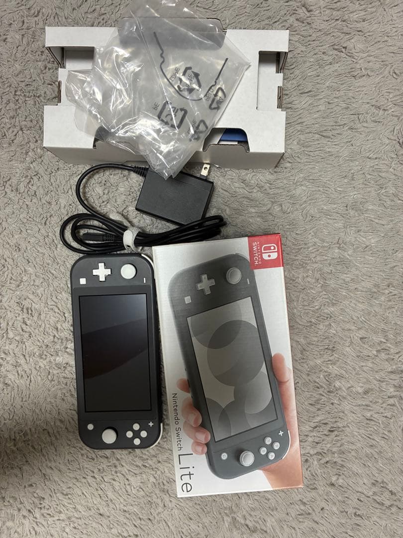 Nintendo Switch Lite グレー 本体　箱付き