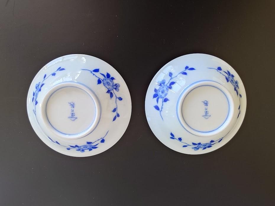 深川製磁　金襴桜　小皿　工芸品　2枚