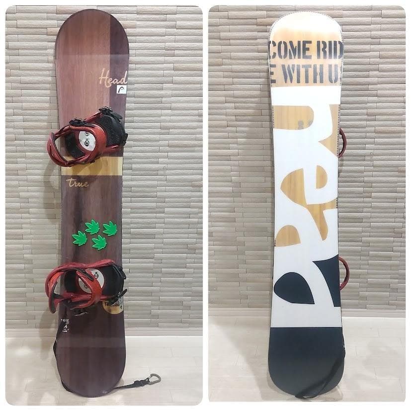 HEAD ヘッド TRUE 154cm スノーボード バインFLUX 2点セット