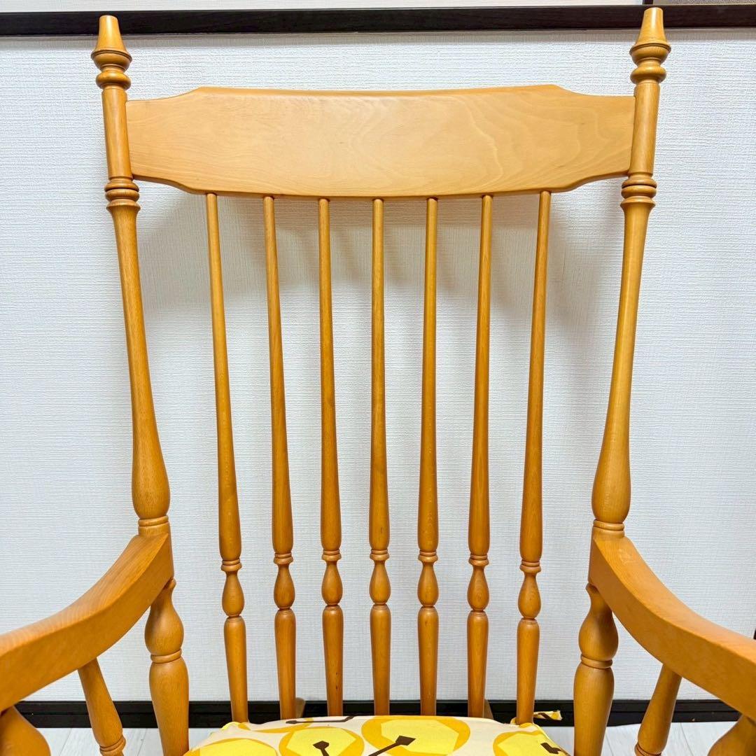 飛騨家具 WINDS 太平 ロッキングチェア クッション付き ヴィンテージ