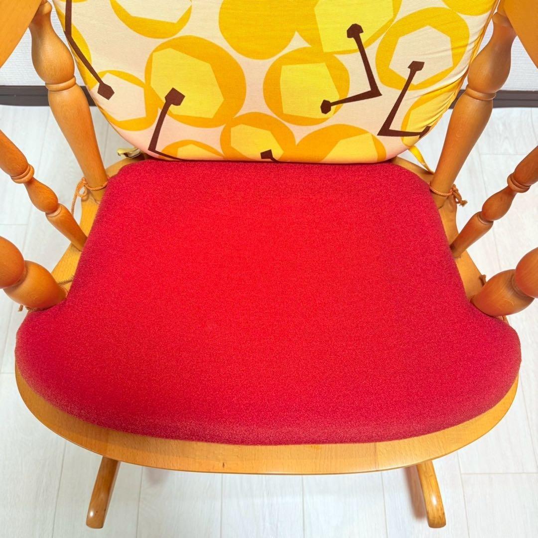 飛騨家具 WINDS 太平 ロッキングチェア クッション付き ヴィンテージ