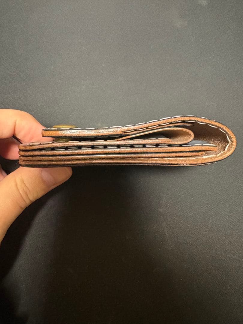 peace leather craft ショートトラッカーウォレット