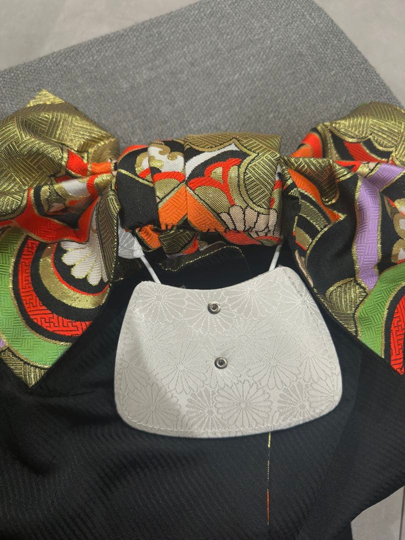 二部式　だらり帯　作り帯　七五三　7歳　ハーフ成人式