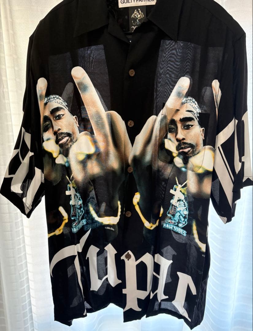 即完売品　極美品　ワコマリア×2pac アロハシャツ　Mサイズ
