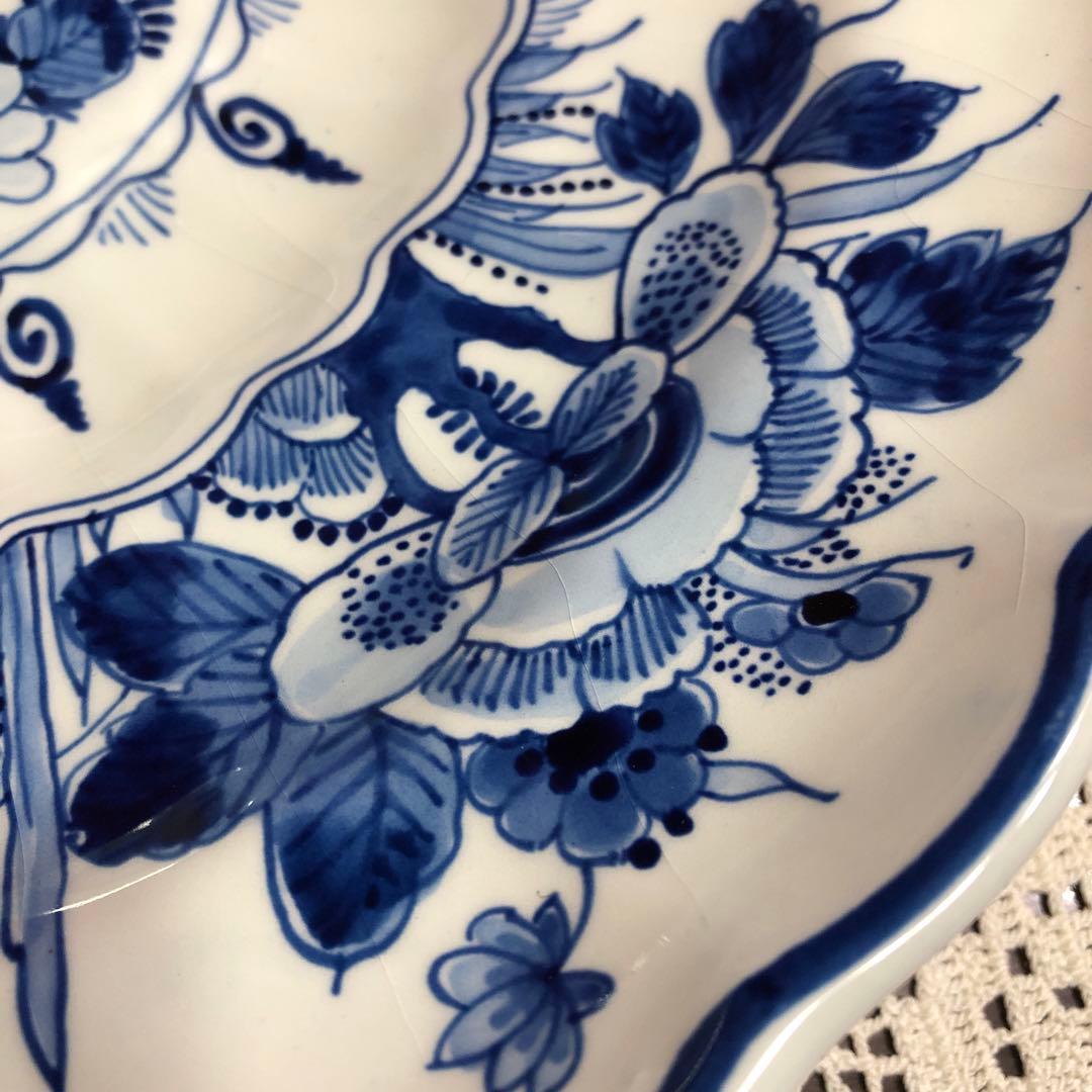 オランダ　ロイヤルデルフト　絵皿　ビンテージ　希少