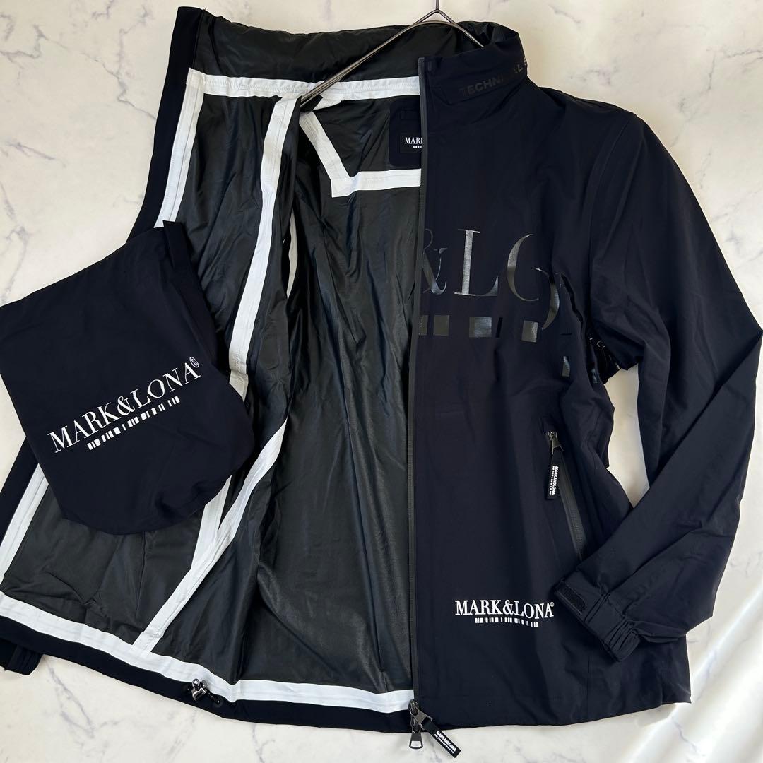 マークアンドロナ コードシリーズ レインウェア ブルゾン フード 4ウェイ
