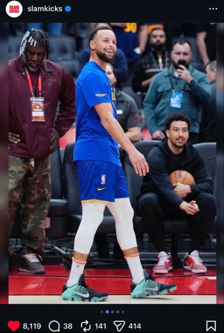 Nike Kobe 11 all star カリー着用