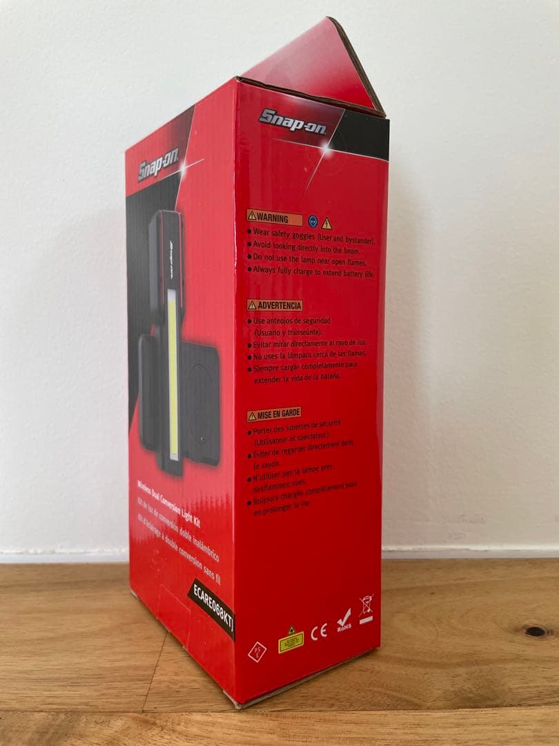 Snap-on ワイヤレスデュアルコンバーションライトECARE068KTJ