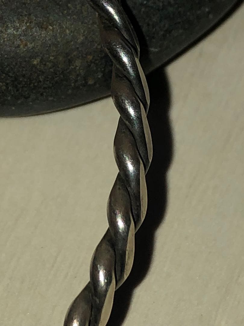 NAVAJO TWIST WIRET BANGLE SILVER バングル