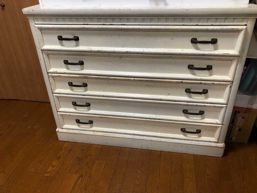 店舗什器使用　ヴィンテージ引き出し付き(広島引取り可)