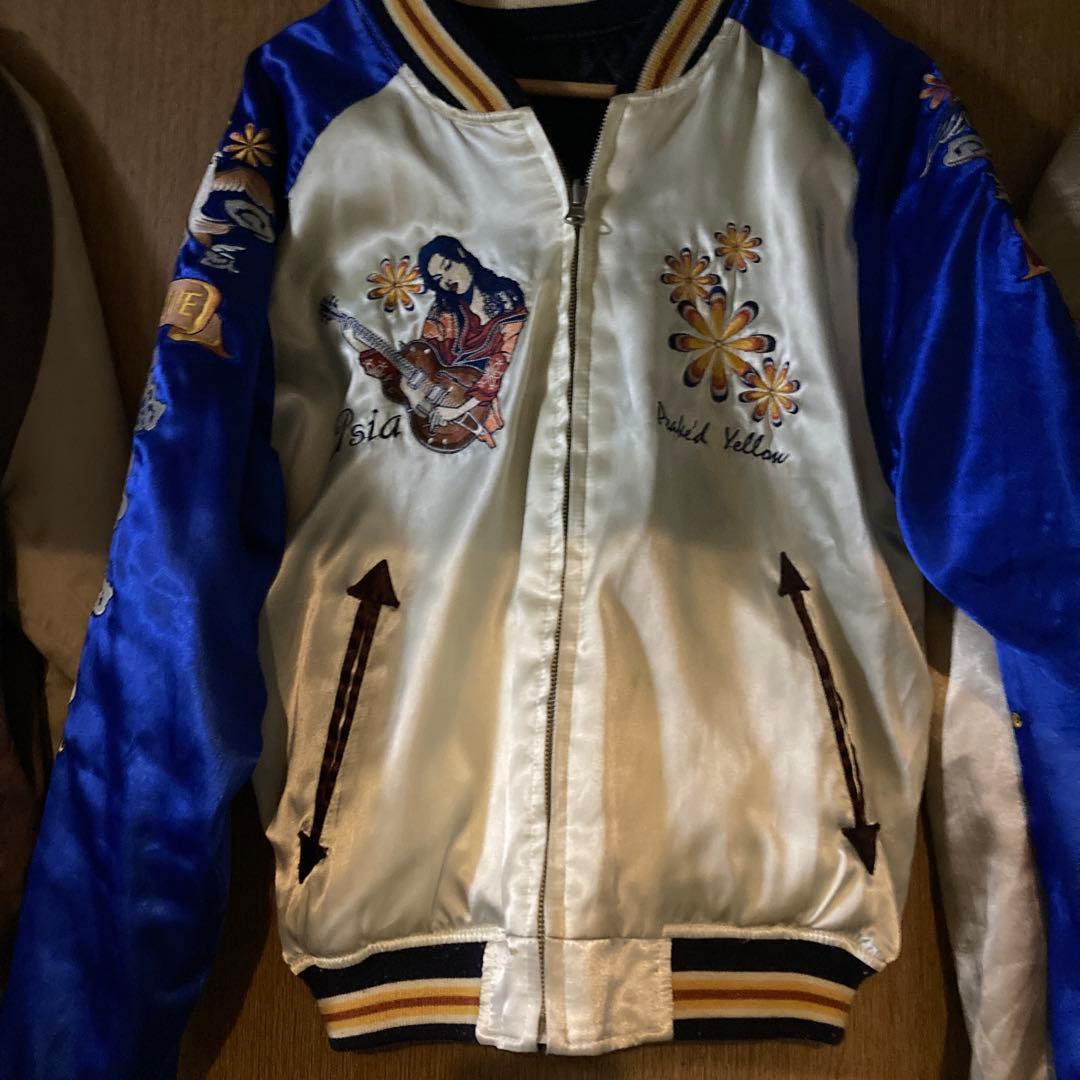 ピークドイエロー⭐︎スカジャンguitar girlサイズ40