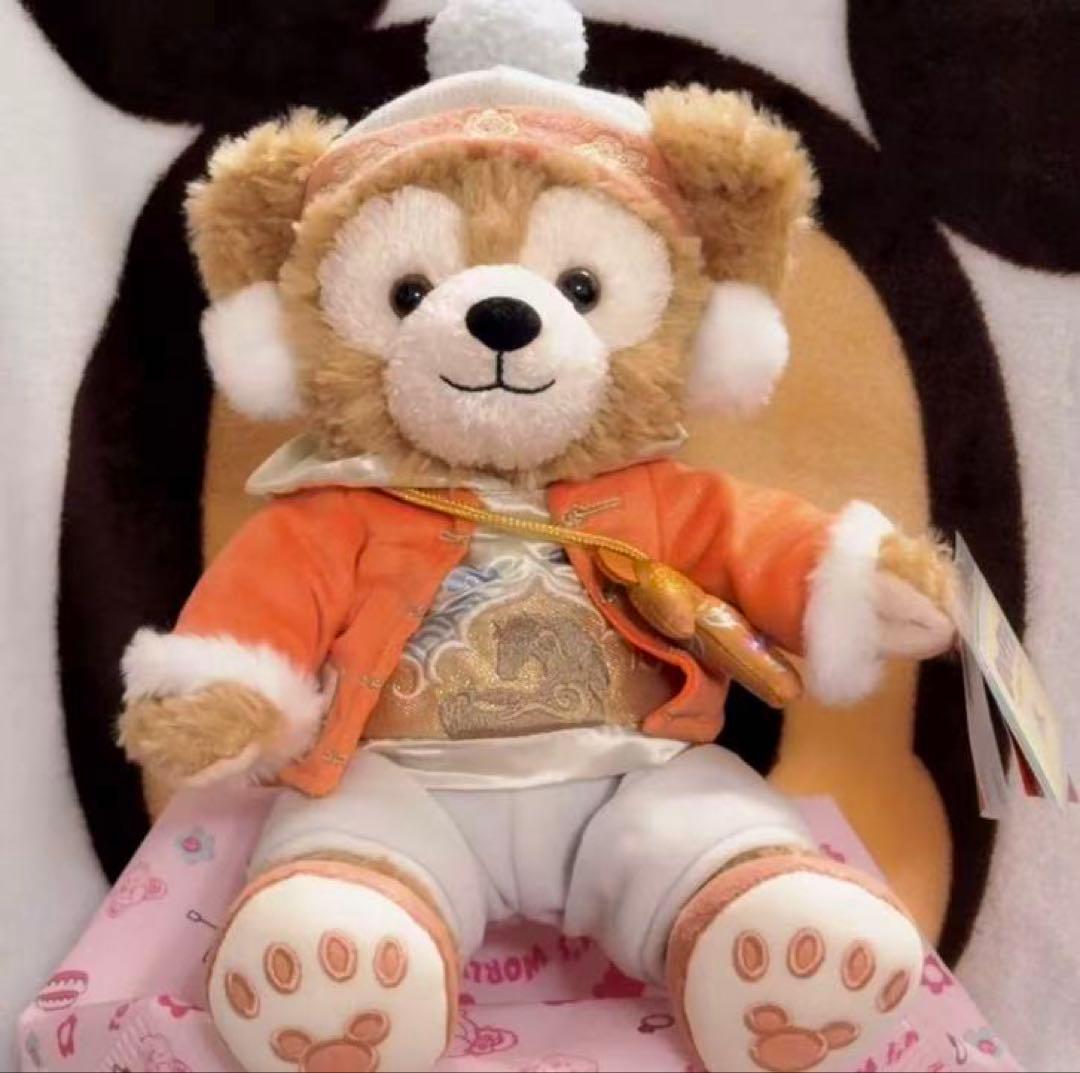 写真子発送❣️上海ディズニー2026お正月　ダッフィーssぬいぐるみ
