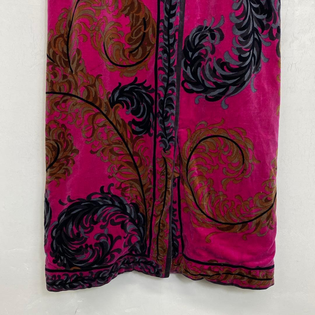 70s EMILIO PUCCI ベロアロングスカート イタリア VINTAGE