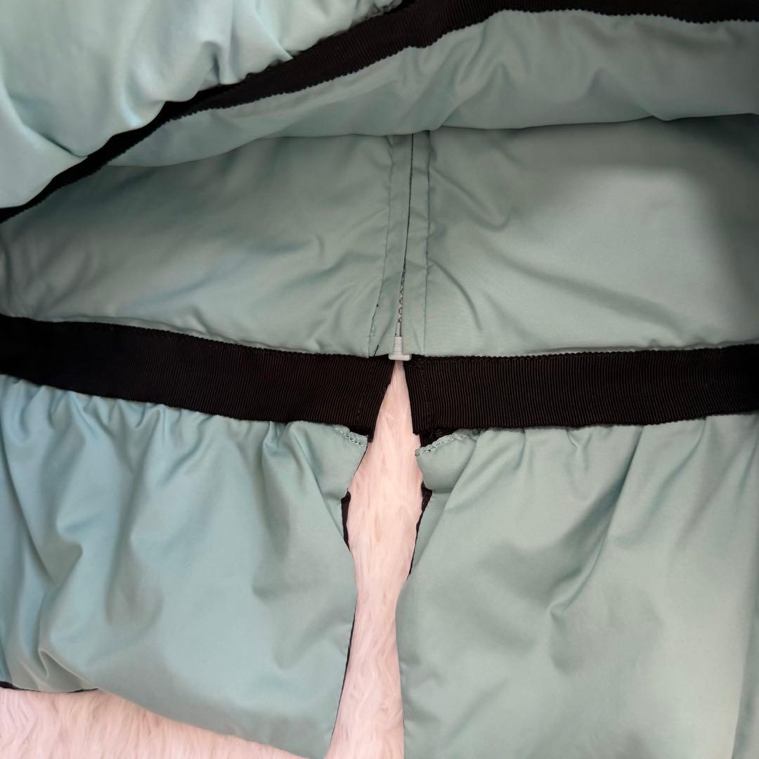 ランバンオンブルー　リバーシブルライトダウンジャケット　2way ぺプラム