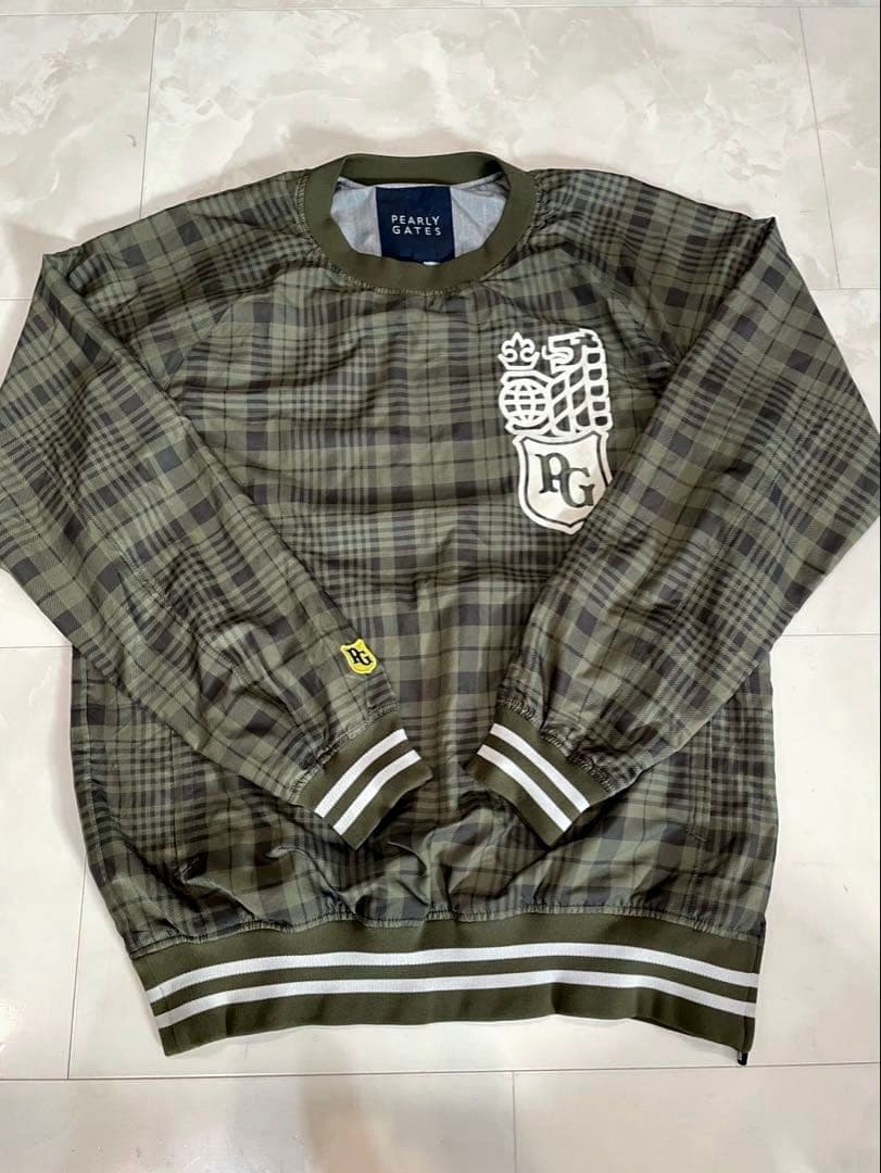 正規品　ほぼ未使用　パーリーゲイツ　チェック　スニード　ブルゾン　蓄熱　撥水