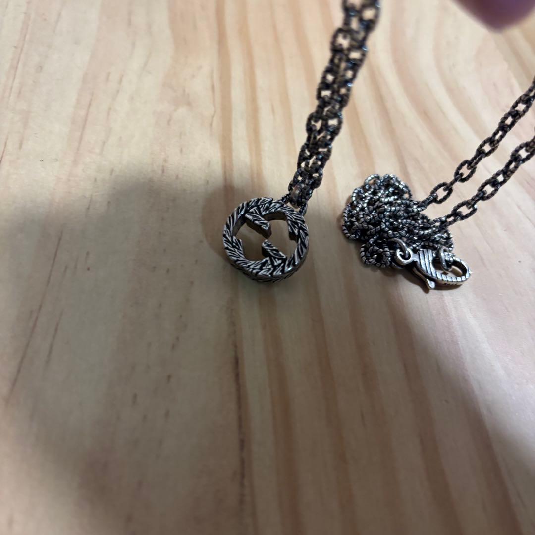グッチ　GUCCI インターロッキングG ネックレス シルバー