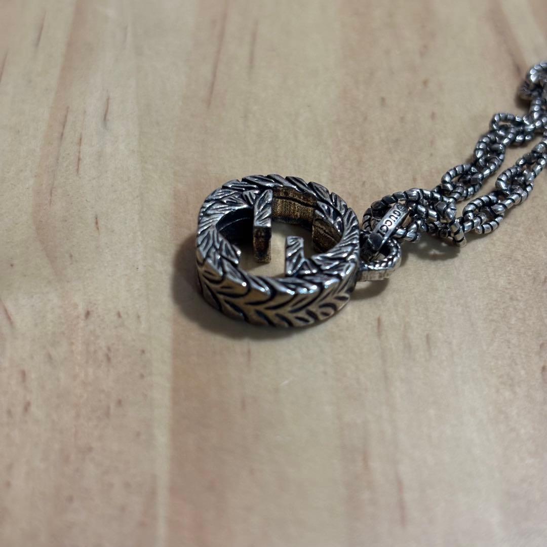 グッチ　GUCCI インターロッキングG ネックレス シルバー