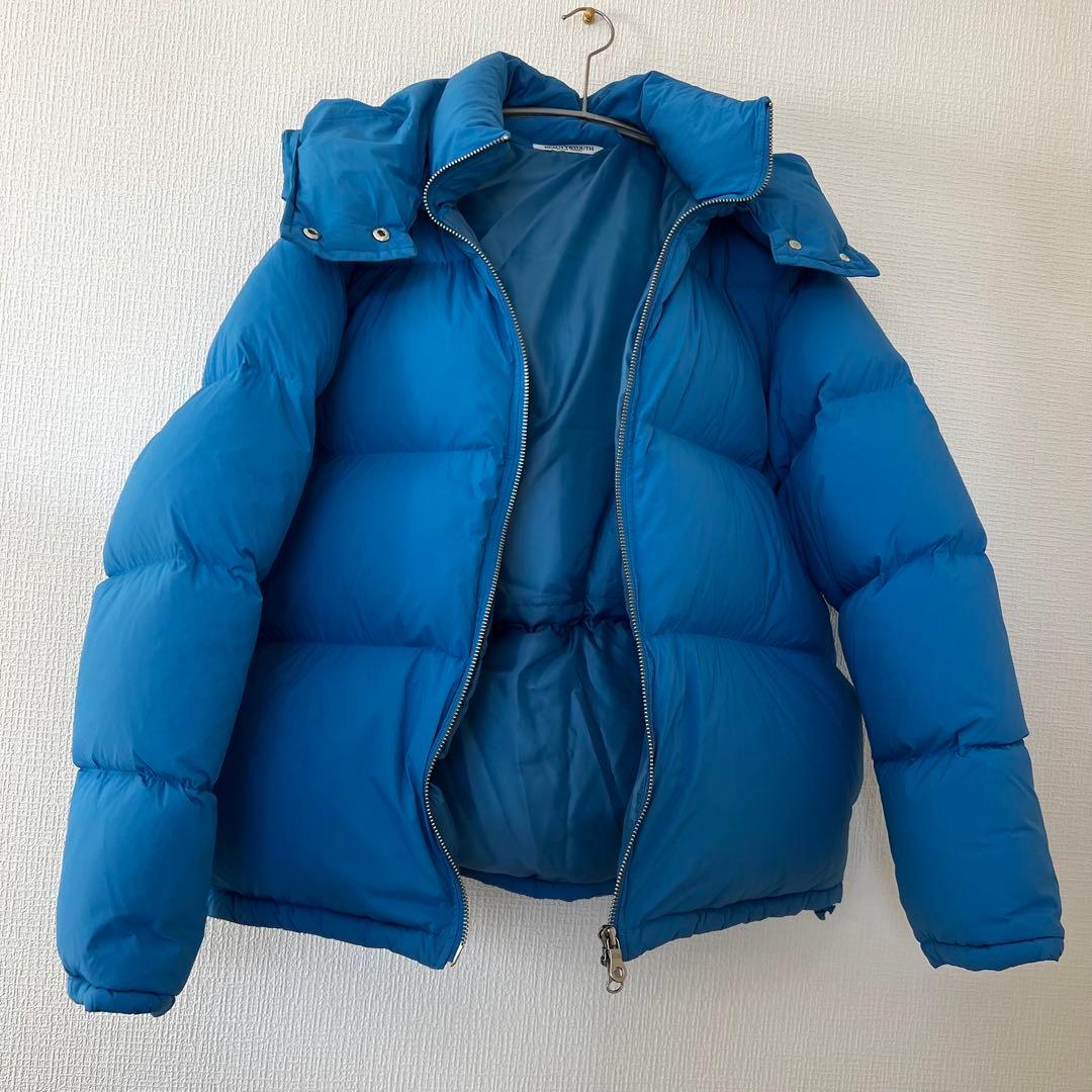 BEAUTY&YOUTH フード付きダウンジャケット 水色M