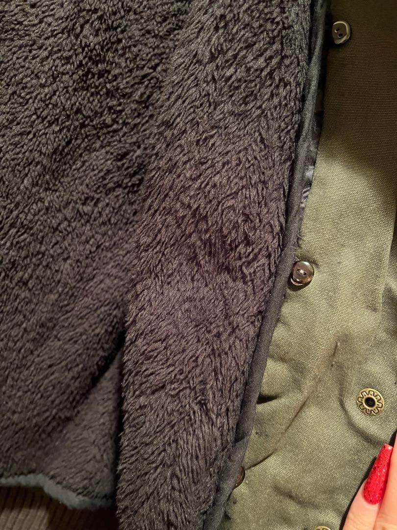 【新品未使用】d.i.a ファー付きジャケット