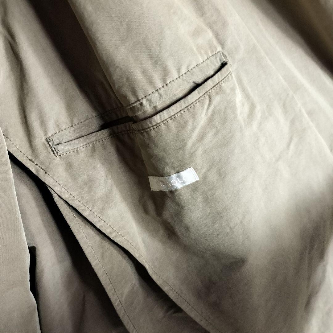 COMOLI コモリ タイロッケンコート コットン ナイロン ベージュ