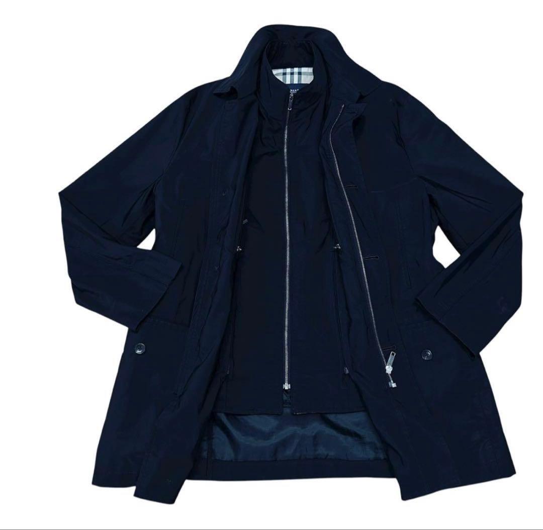 極上美品◆ BURBERRY LONDON ◆ステンカラーコート インナー付き