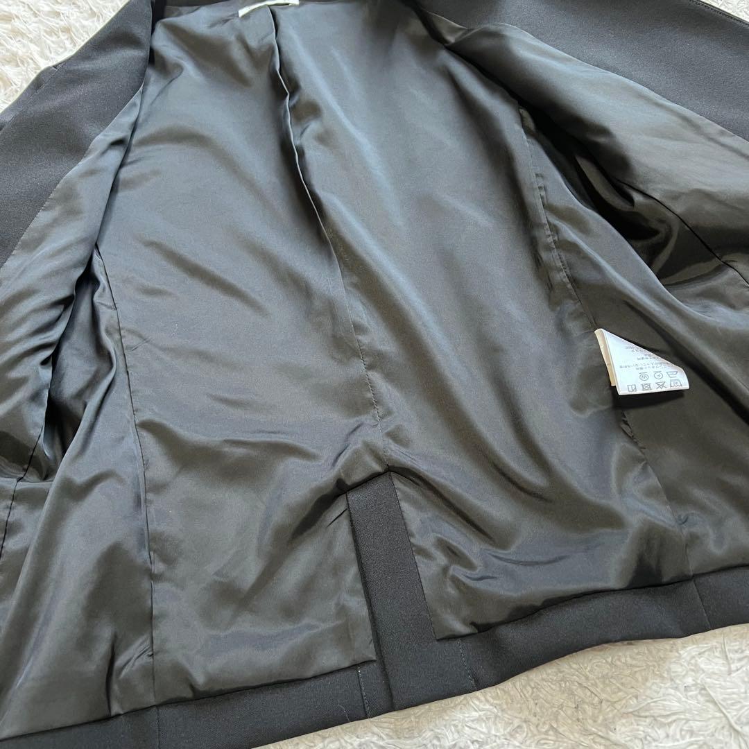 未使用品級 プラステ プレミアムオックス ノーカラー パンツ セットアップ