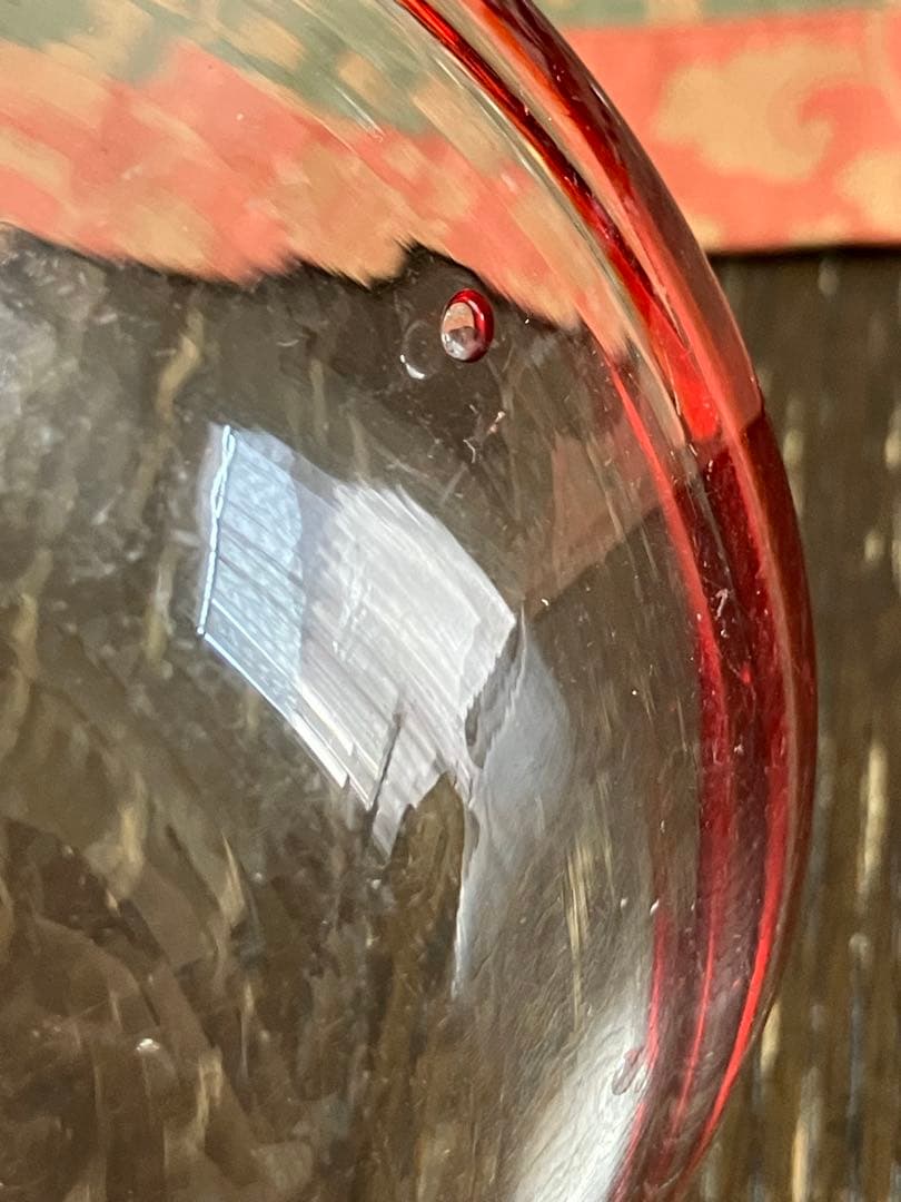 大正〜昭和の時代 昭和レトロ 大正浪漫　吹きガラス　ガラス鉢　5枚