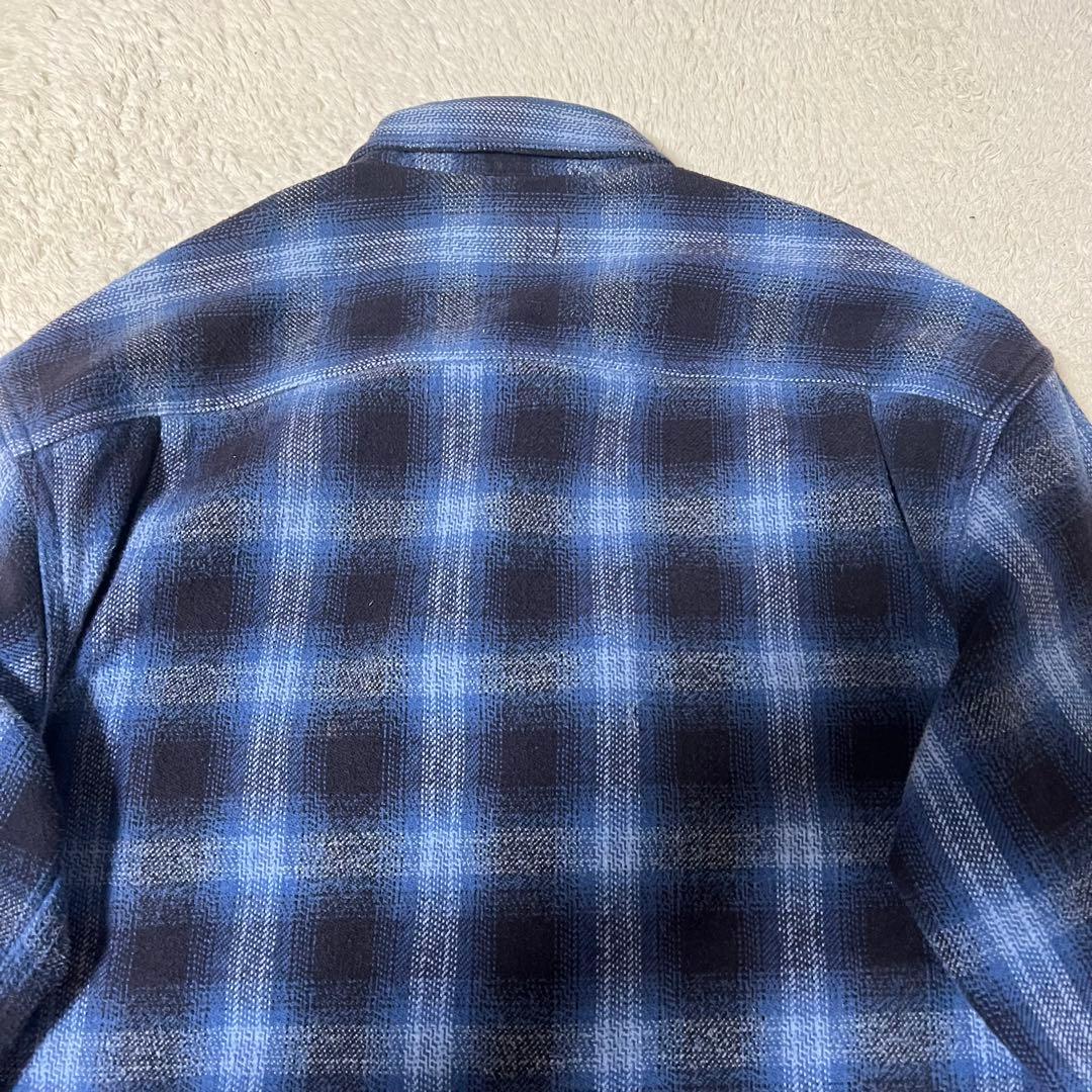 ST JOHN’S BAY フランネルシャツ オンブレ メンズ M