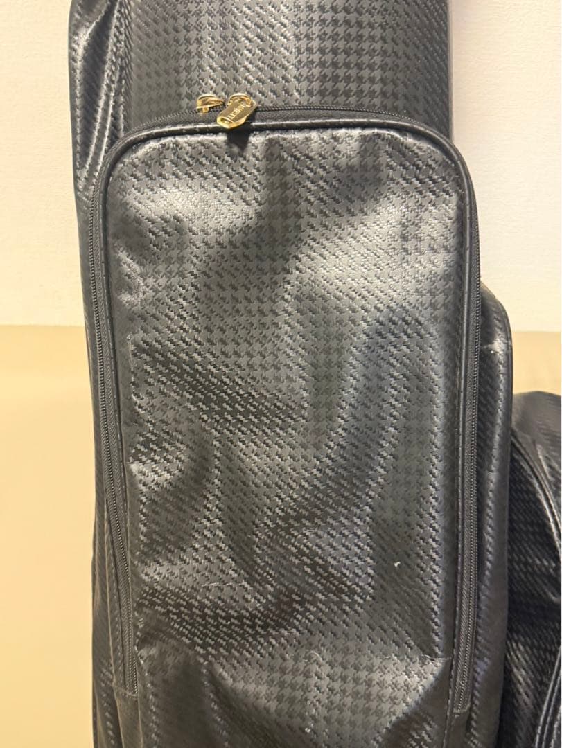 【送料込み】廃盤希少品　高級キャディバッグ マジェスティ　ブラック　ゴルフ
