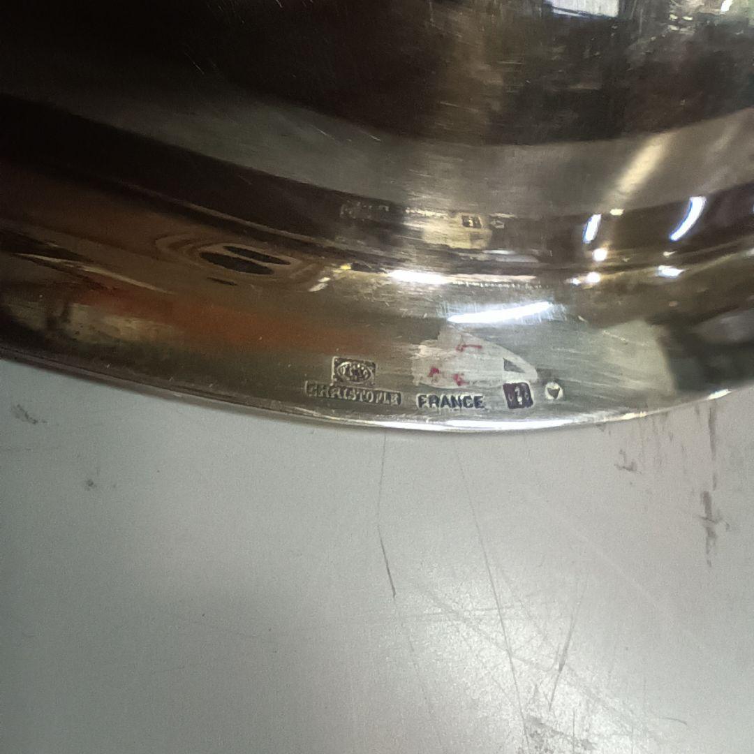 5121）クリストフル　トレー？　オーバルプレート？　　銀メッキ