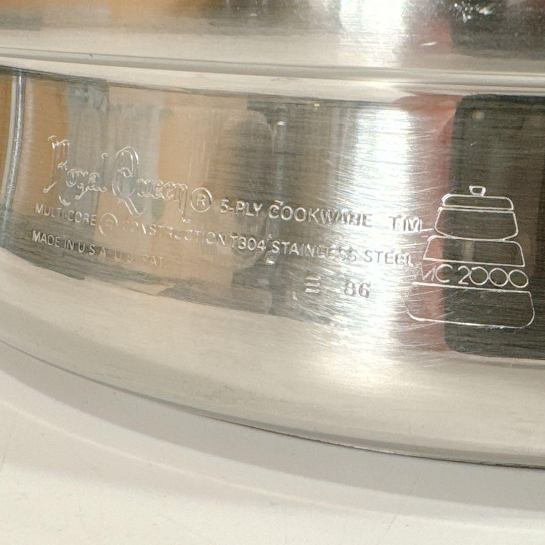 ロイヤルクイーン  QUEEN 大フライパン ステンレス鍋 IH非対応