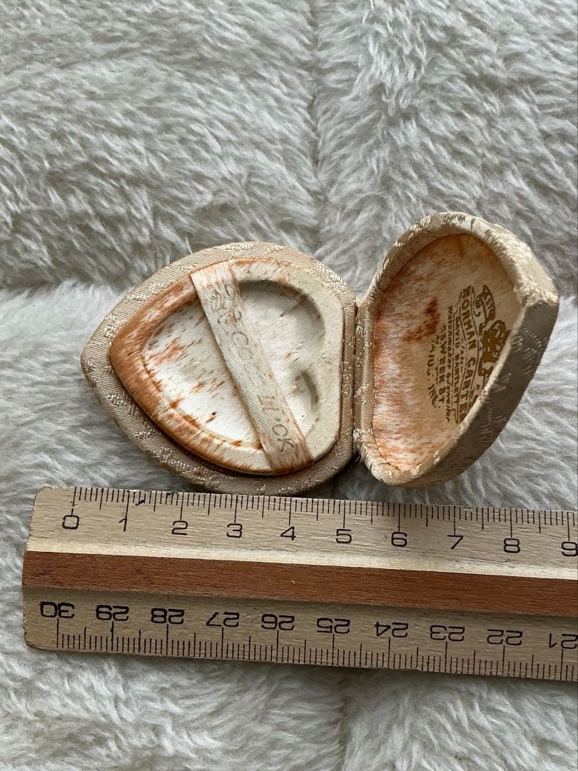 アンティークジュエリーケースNORMAN CARTER ハート型ケース