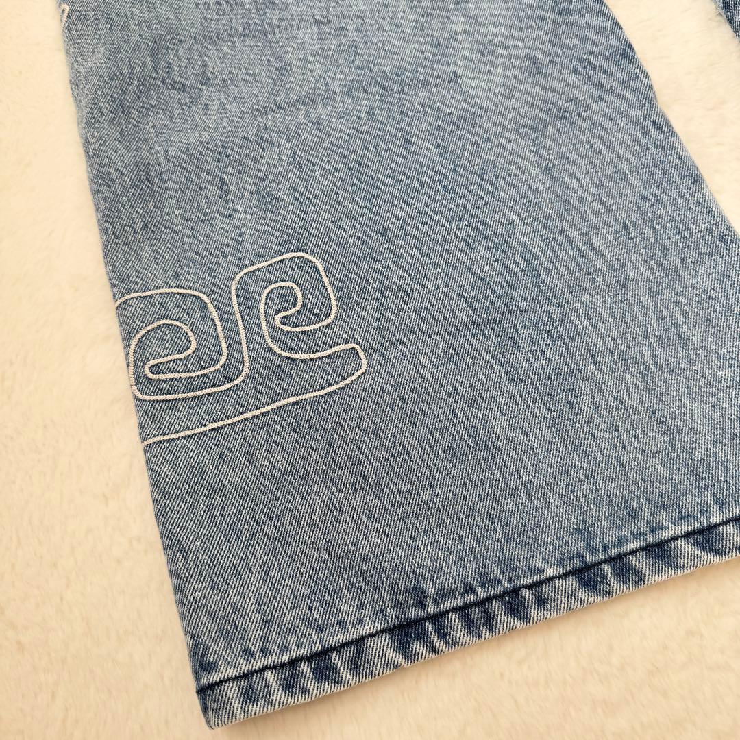 25AW Freada フリーダ チェーンステッチ ワイドデニム