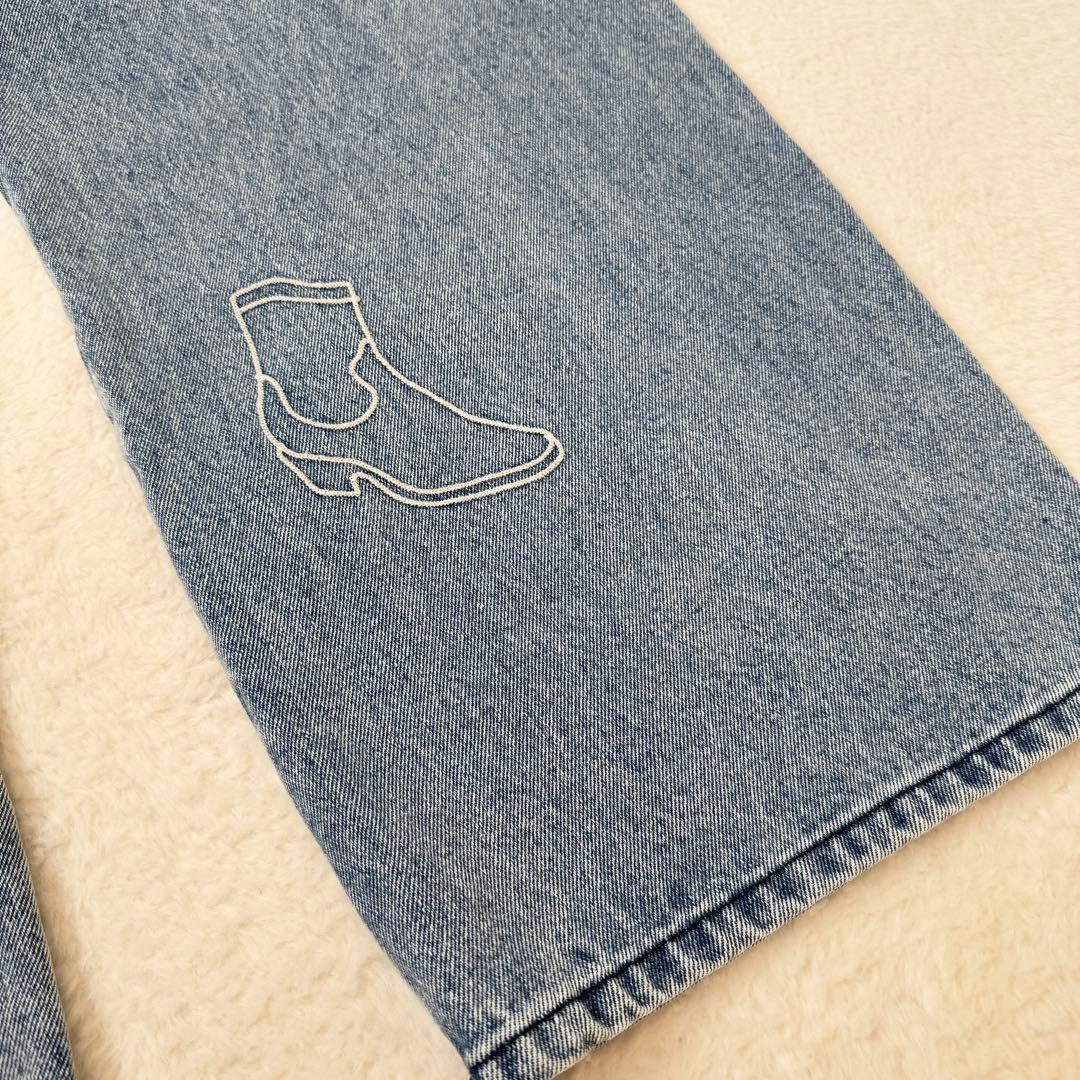 25AW Freada フリーダ チェーンステッチ ワイドデニム