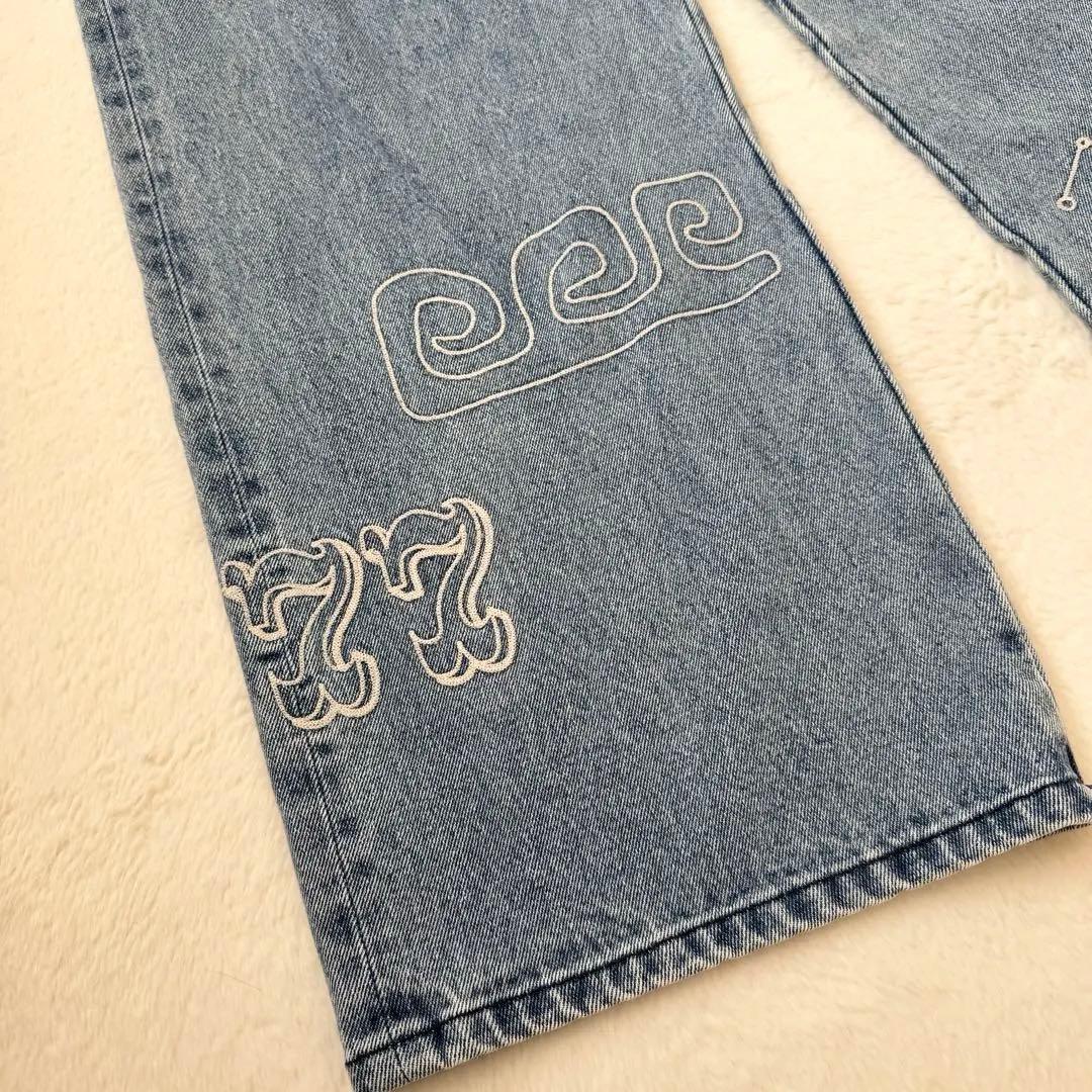 25AW Freada フリーダ チェーンステッチ ワイドデニム