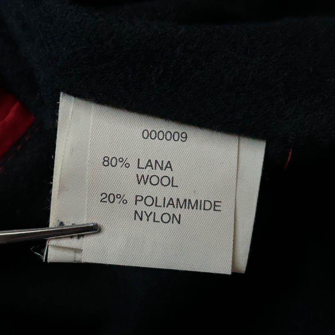 美品 ロロピアーナ 高級カシミヤ D.FINE ウール ボンバー ジャケット 赤