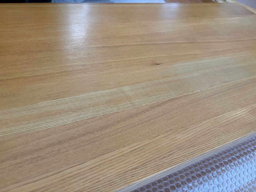 無印良品 デスク 美品 /タモ材 パーソナルデスク 幅80cm （1）