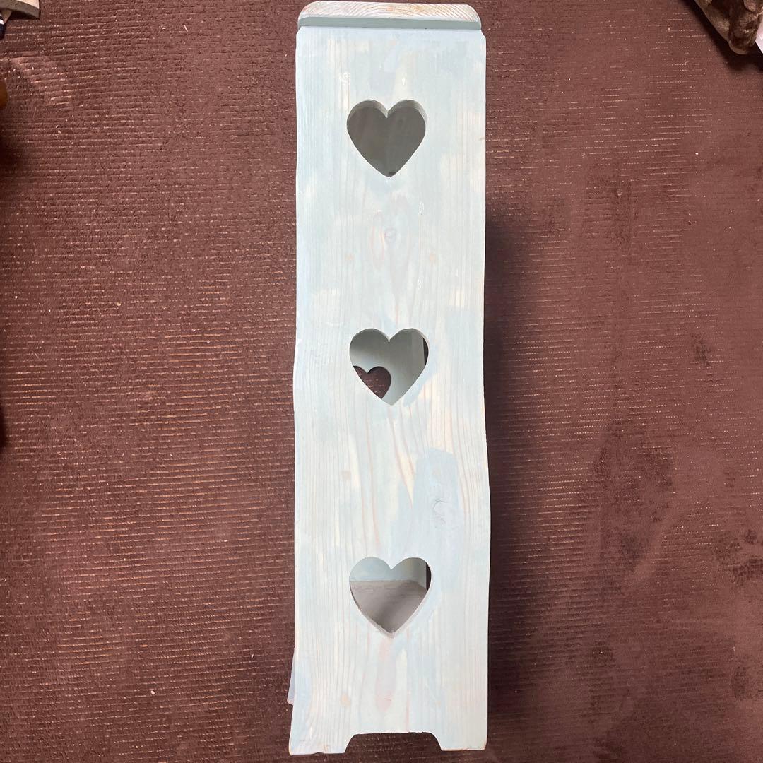 木製3段シェルフ　カントリー調