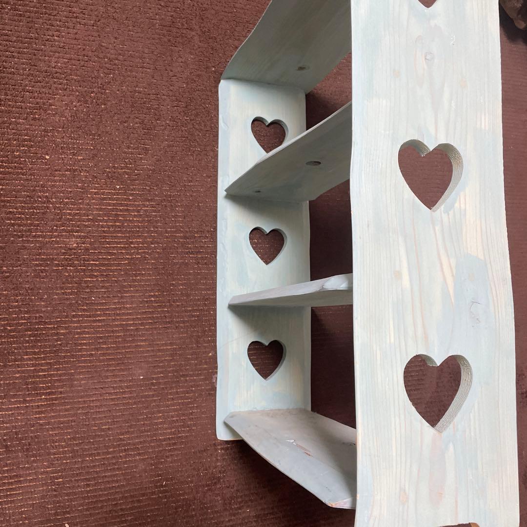 木製3段シェルフ　カントリー調