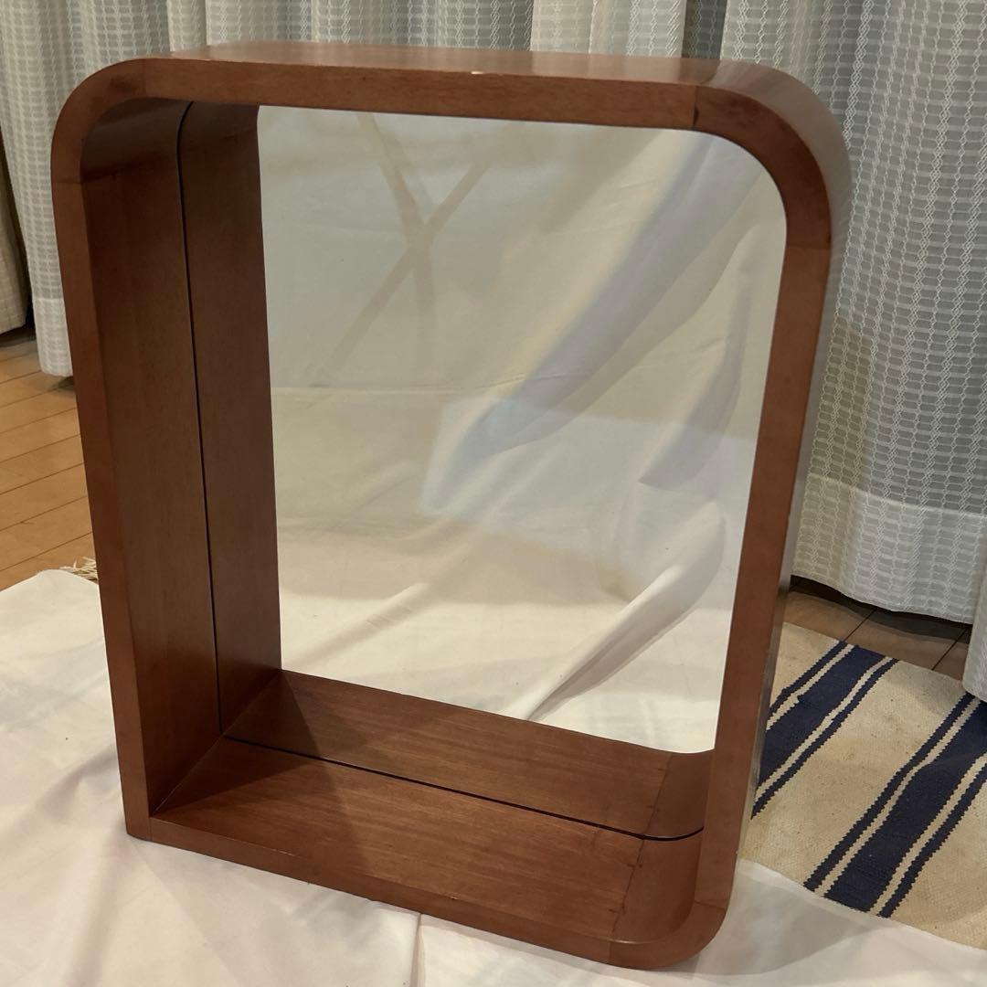 boom ブーム ウォールミラー　鏡　木製　北欧　壁掛け