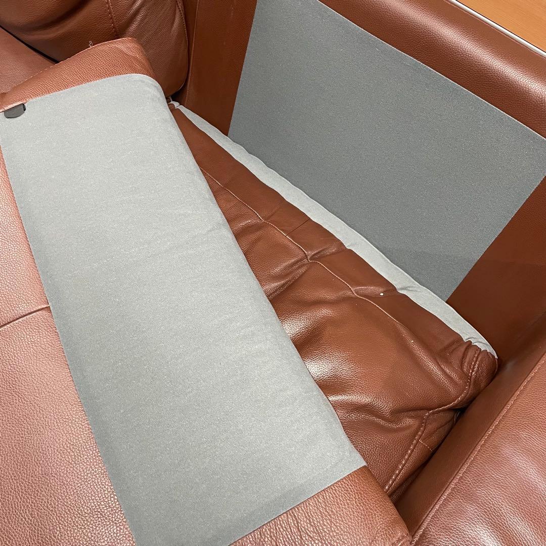 MUJI 無印良品⭐️革張り フェザー　2.5シーターソファー